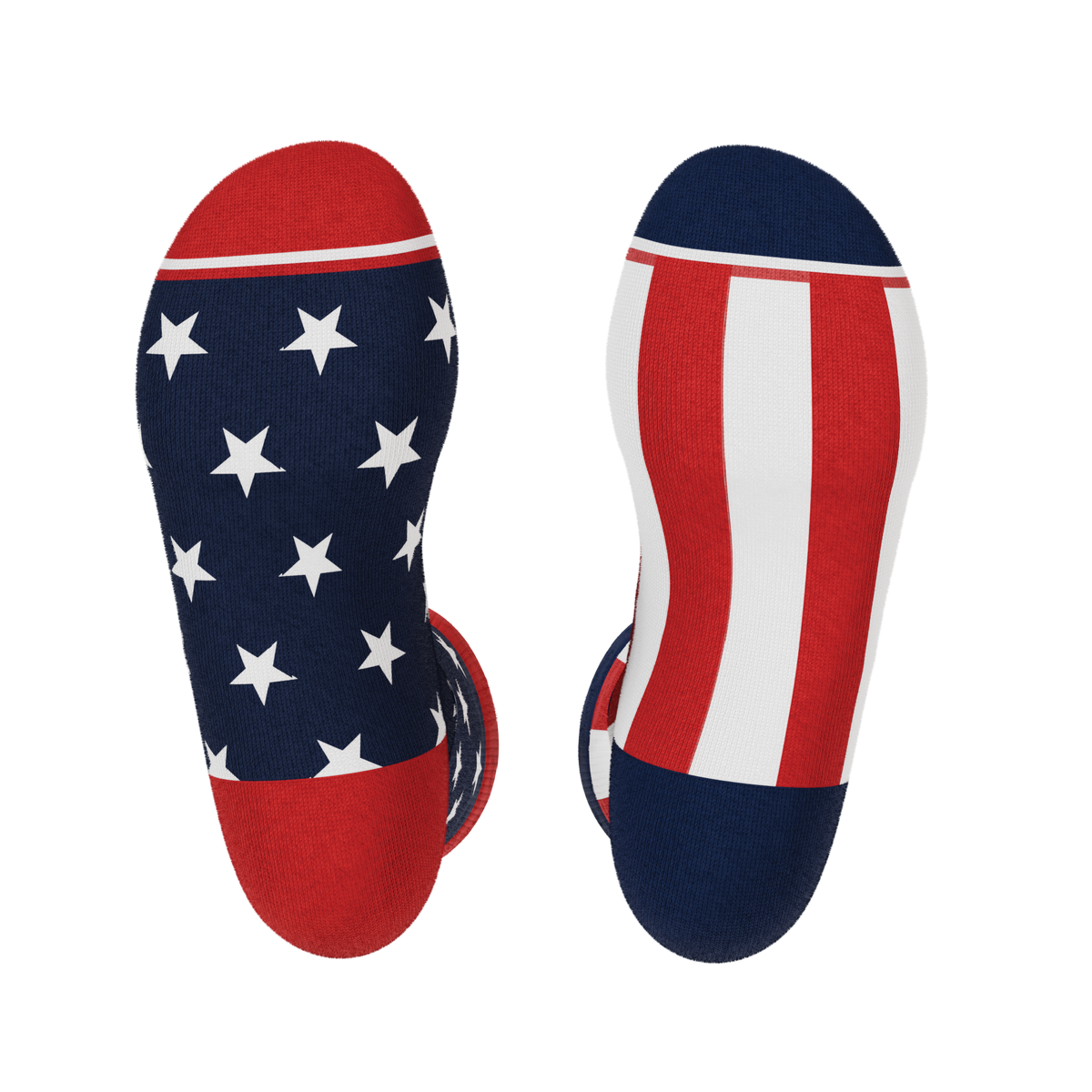 The Socky Balboa | American Flag Heel Hammock™ Crew Socks