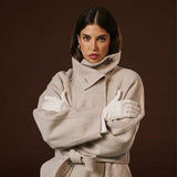 Sofia (white) - Italian lambskin leather gloves with silk lining - Leather Gloves Online - Flyclothing LLC