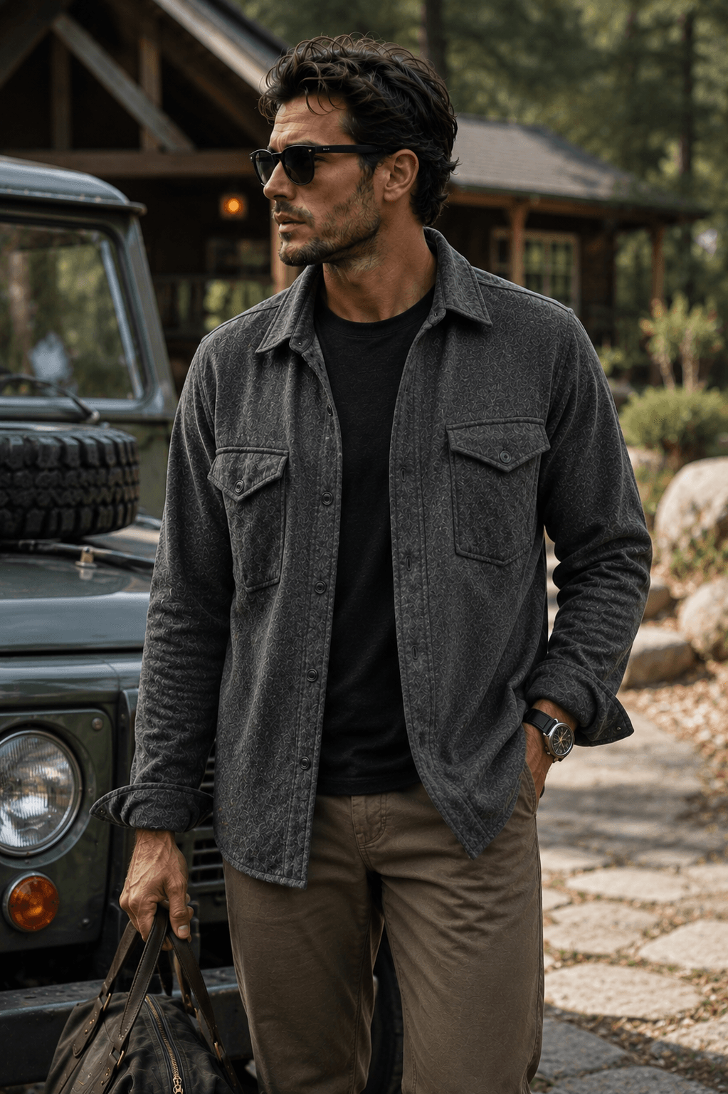 Soft Knit CPO Overshirt - Buki - Flyclothing LLC