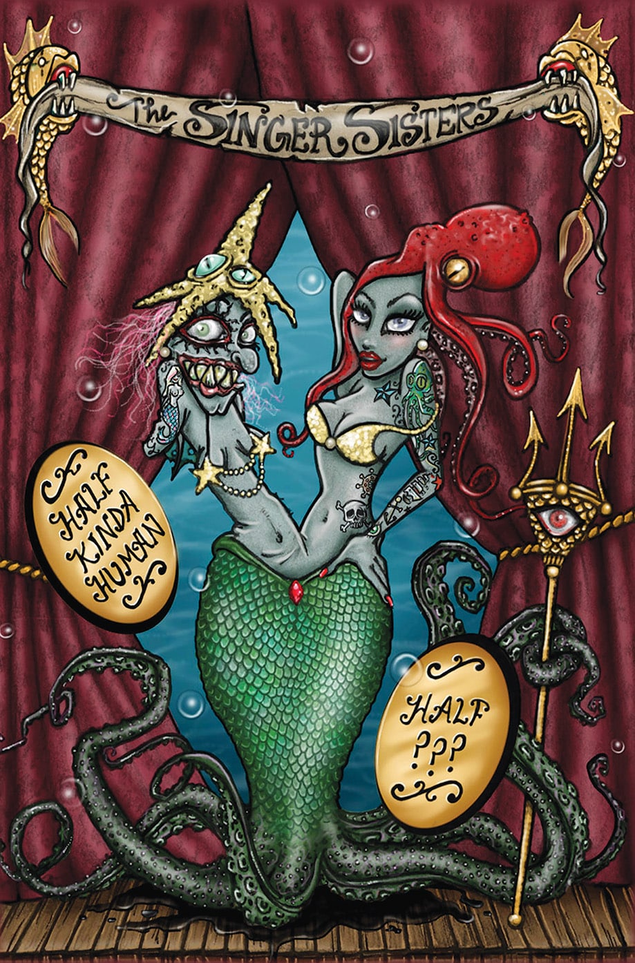 Black Market Art Company Somethin Fishy Print