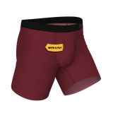 The Sommelier | Burgundy Ball Hammock® Pouch Underwear With Fly