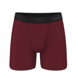 The Sommelier | Burgundy Ball Hammock® Pouch Underwear With Fly