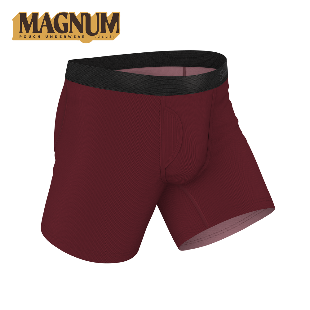 The Sommelier | Burgundy Ball Hammock® Magnum Big Pouch Underwear - Shinesty - Flyclothing LLC