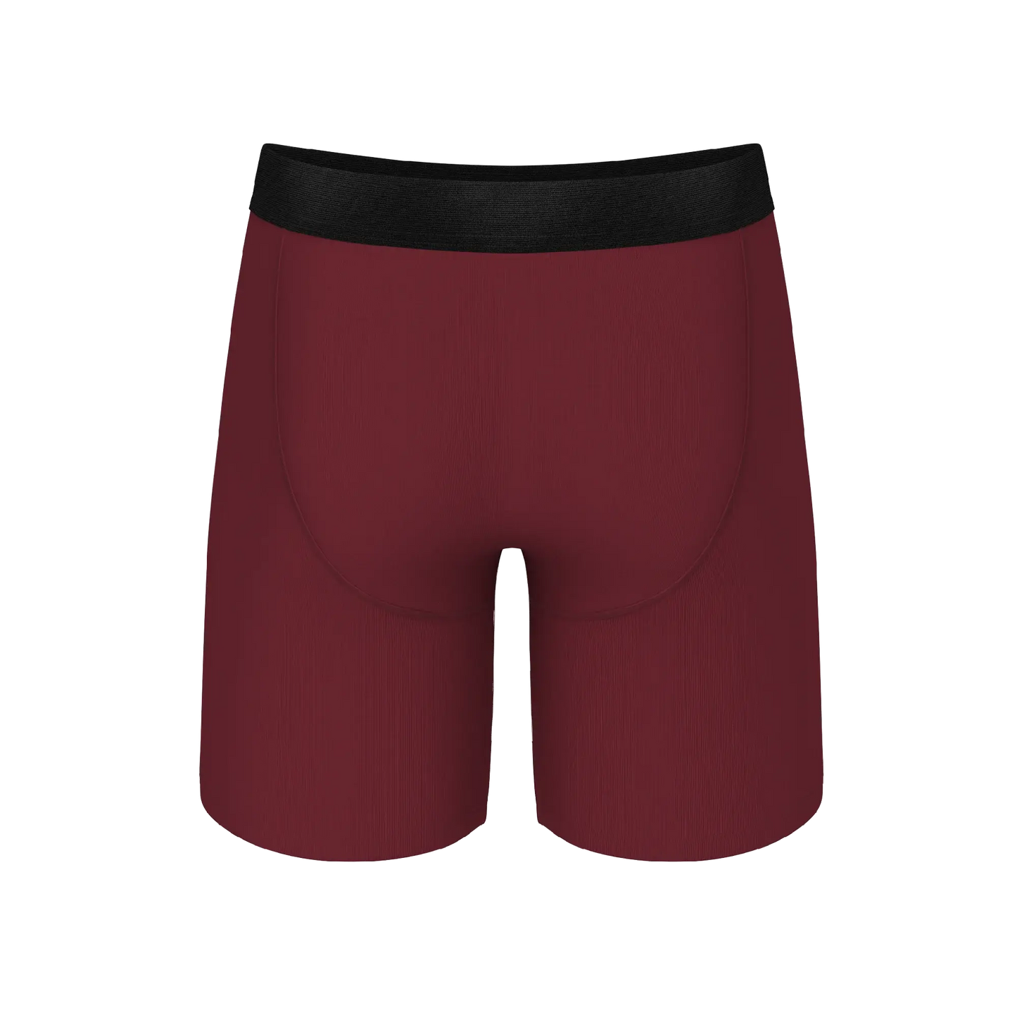 The Sommelier | Burgundy Long Leg Ball Hammock® Pouch Underwear With Fly - Shinesty - Flyclothing LLC