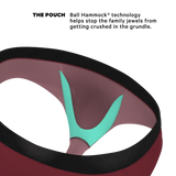 The Sommelier | Burgundy Ball Hammock® Pouch Underwear Briefs - Shinesty - Flyclothing LLC