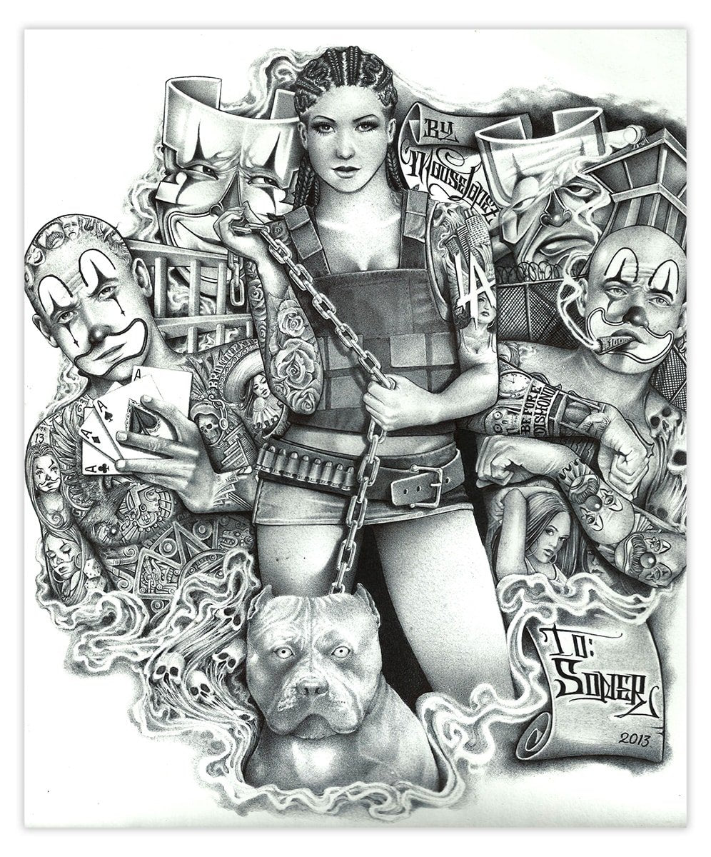 Black Market Art Company Soner Girl Print
