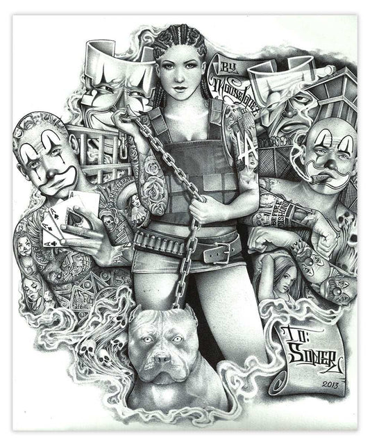 Black Market Art Company Soner Girl Print - Black Market Art Company - Flyclothing LLC