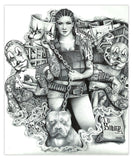 Black Market Art Company Soner Girl Print