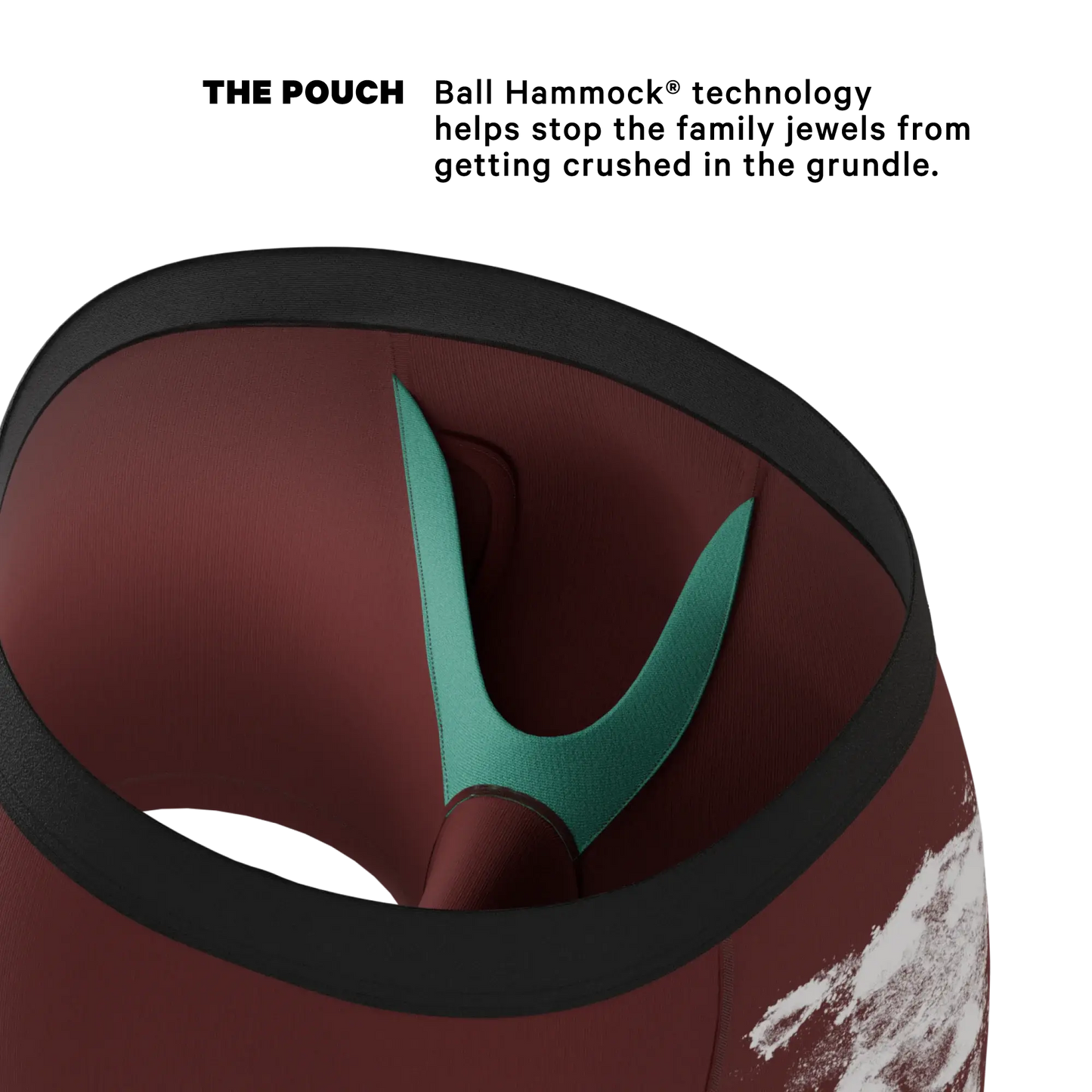 The Sous Chef | Flour Hand Print Ball Hammock® Pouch Underwear With Fly - Shinesty - Flyclothing LLC