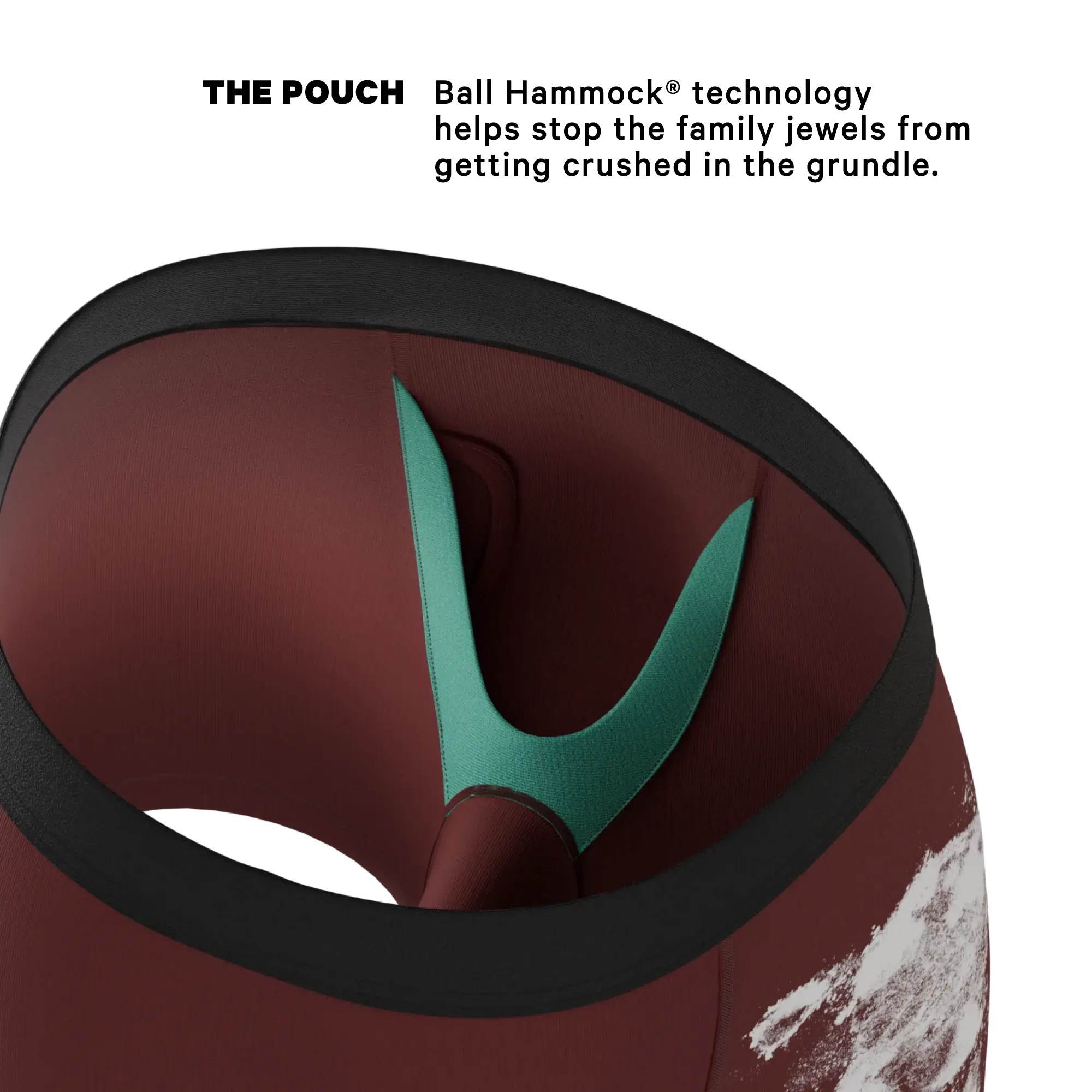 The Sous Chef | Flour Hand Print Ball Hammock® Pouch Underwear With Fly - Shinesty - Flyclothing LLC