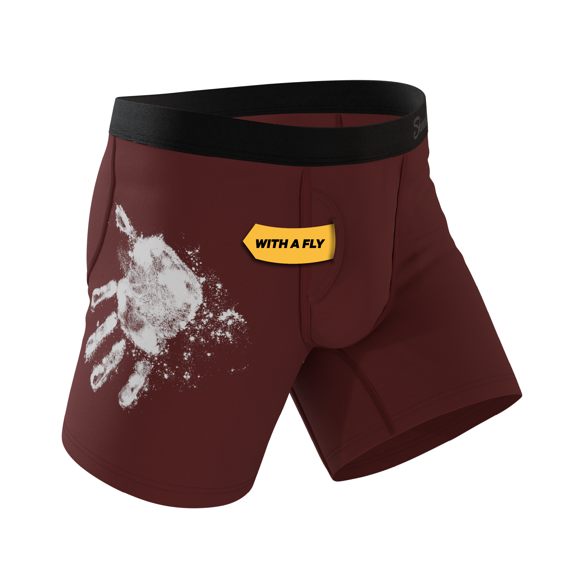 The Sous Chef | Flour Hand Print Ball Hammock® Pouch Underwear With Fly
