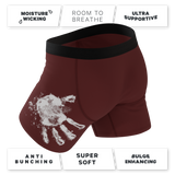 The Sous Chef | Flour Hand Print Ball Hammock® Pouch Underwear With Fly