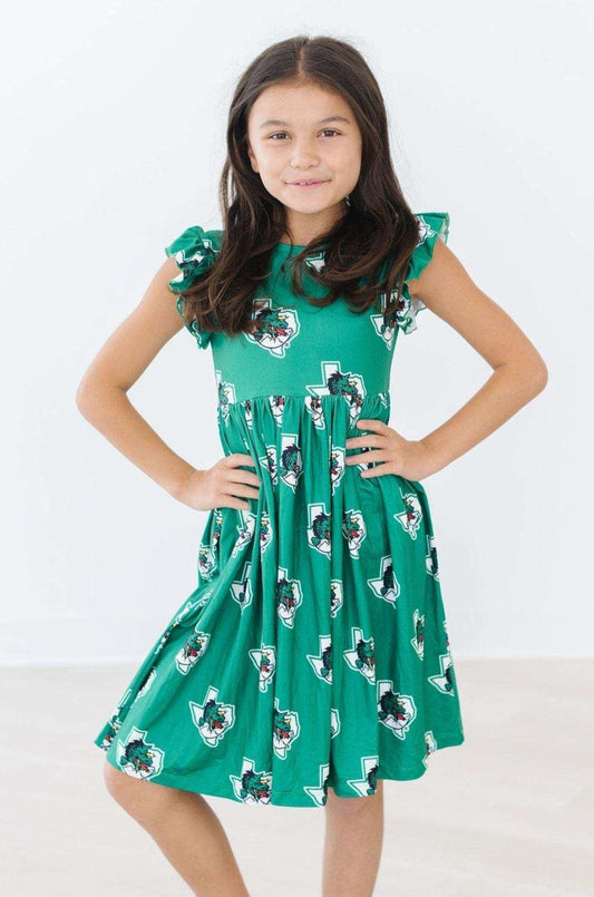 Southlake Carroll Dragons Flutter Twirl Dress - Mila & Rose ® - Flyclothing LLC