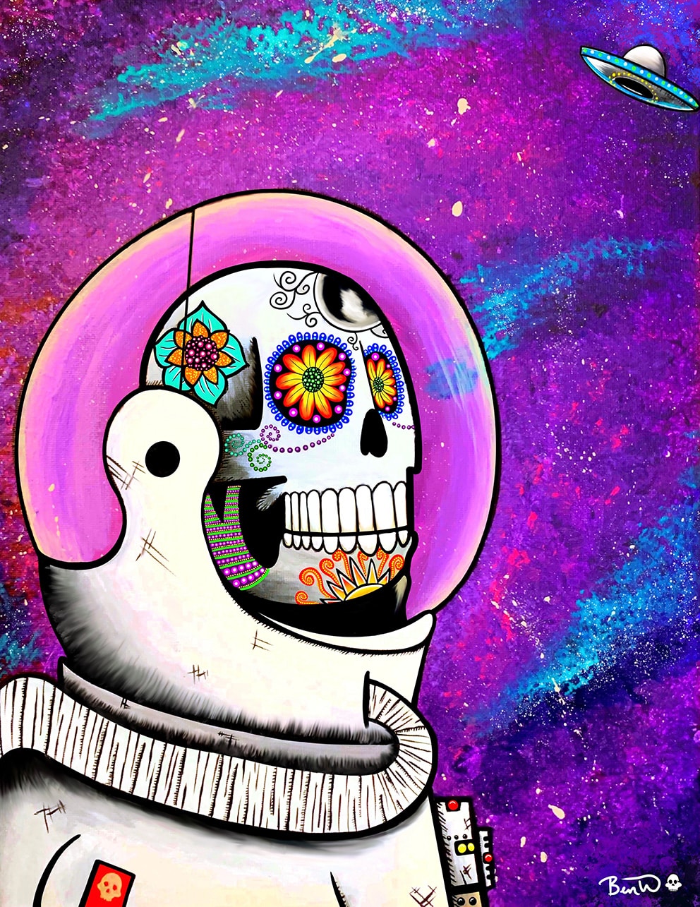 Black Market Art Company Space Cadead Print