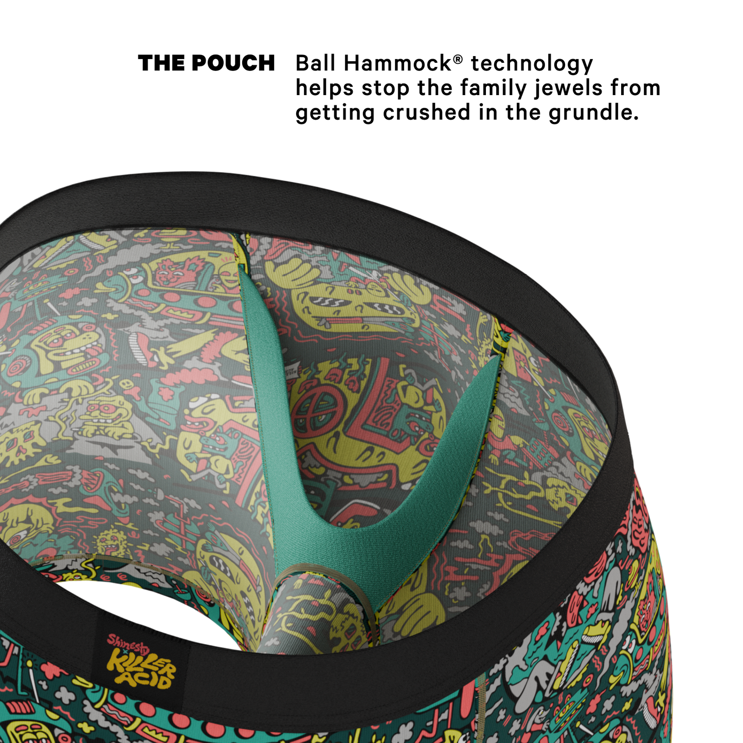 The Spaced Out | Shinesty X Killer Acid Ball Hammock® Pouch Underwear