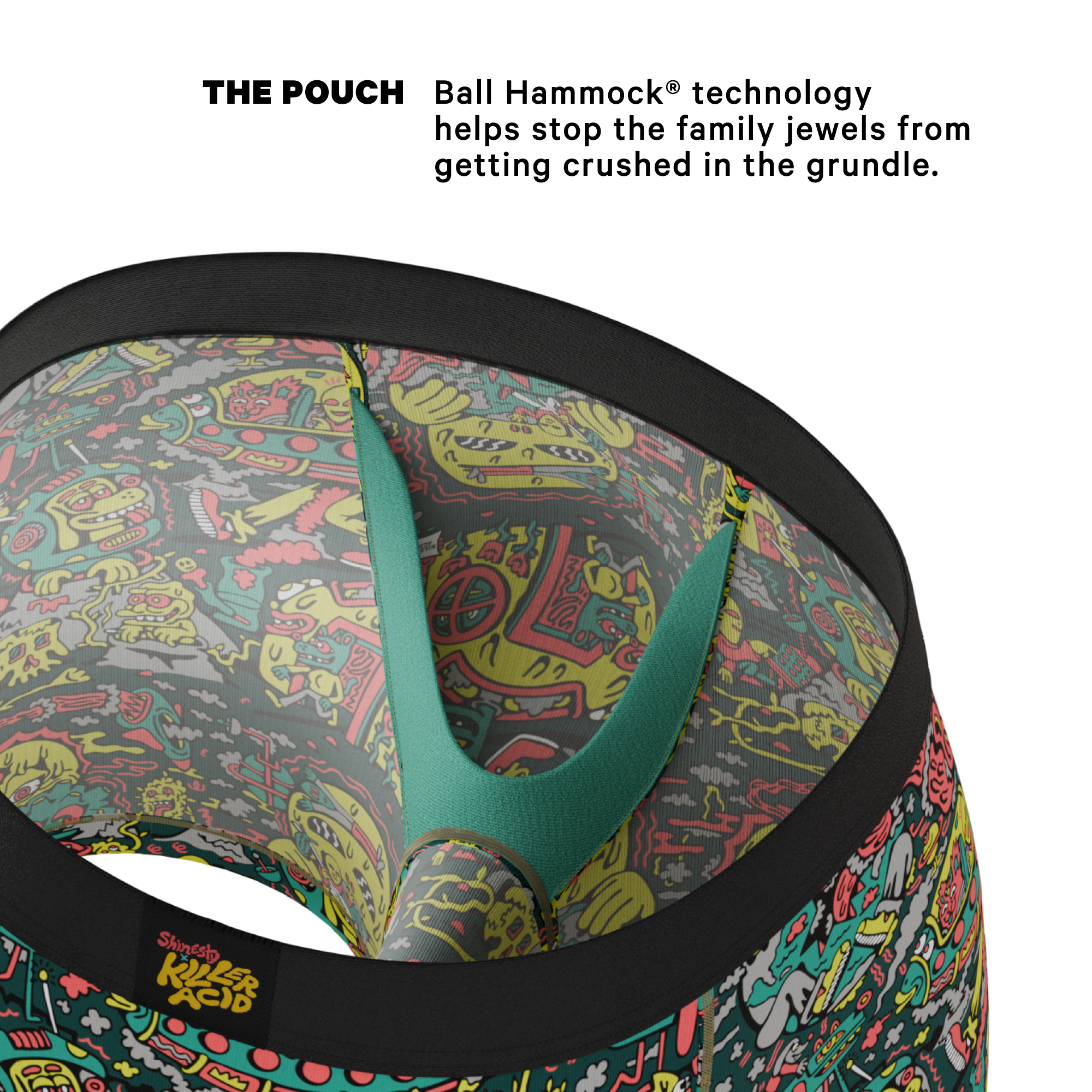 The Spaced Out | Shinesty X Killer Acid Ball Hammock® Pouch Underwear