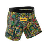 The Spaced Out | Shinesty X Killer Acid Ball Hammock® Pouch Underwear With Fly - Shinesty - Flyclothing LLC