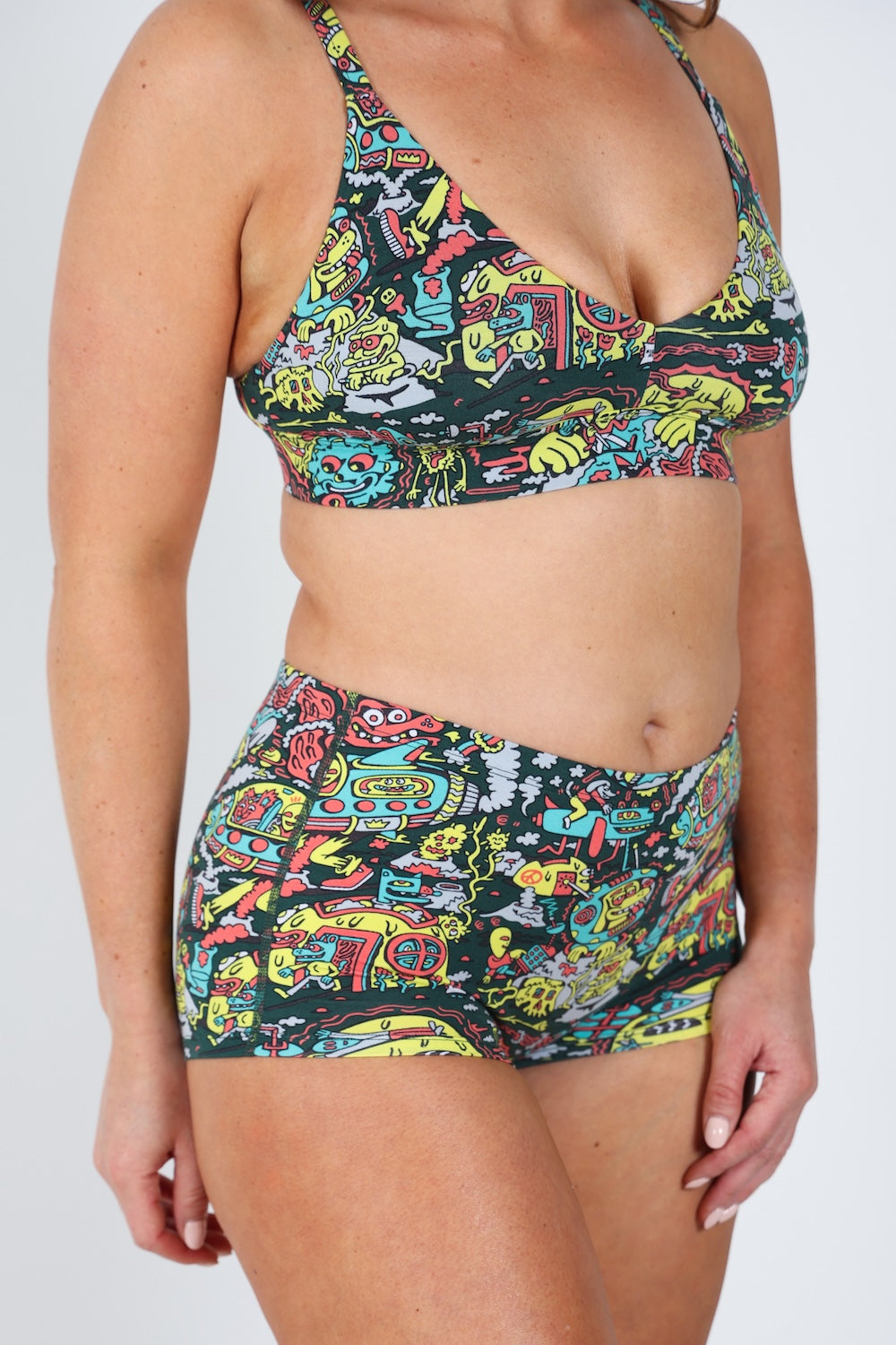 The Spaced Out | Shinesty X Killer Acid Modal Boyshort Underwear