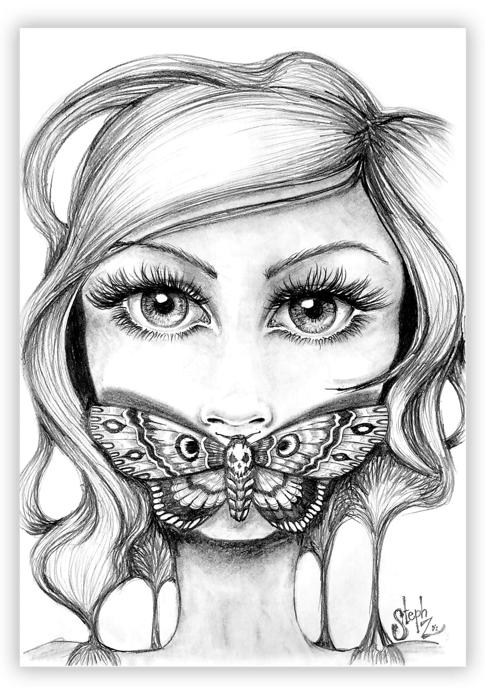 Black Market Art Company Speak of Death Print