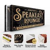 Speakeasy Personalized Bar Sign II - Tailored Canvases - Flyclothing LLC