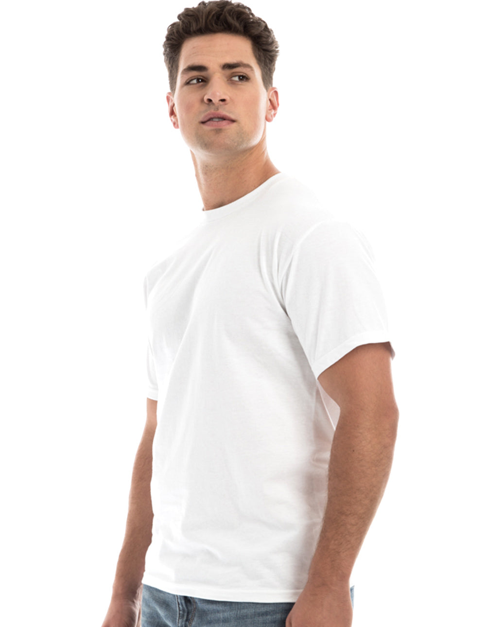 Retro Ring-Spun Crew Neck T-Shirt 2100 - SpectraUSA - Flyclothing LLC