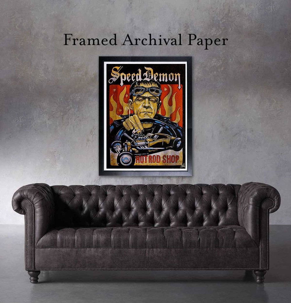 Black Market Art Company Speed Demon Print - Black Market Art Company - Flyclothing LLC