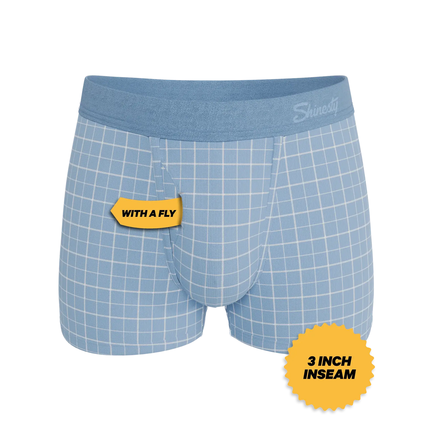 The Spick & Span | Window Pane Plaid Ball Hammock® Pouch Trunks Underwear - Shinesty - Flyclothing LLC