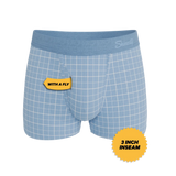 The Spick & Span | Window Pane Plaid Ball Hammock® Pouch Trunks Underwear - Shinesty - Flyclothing LLC