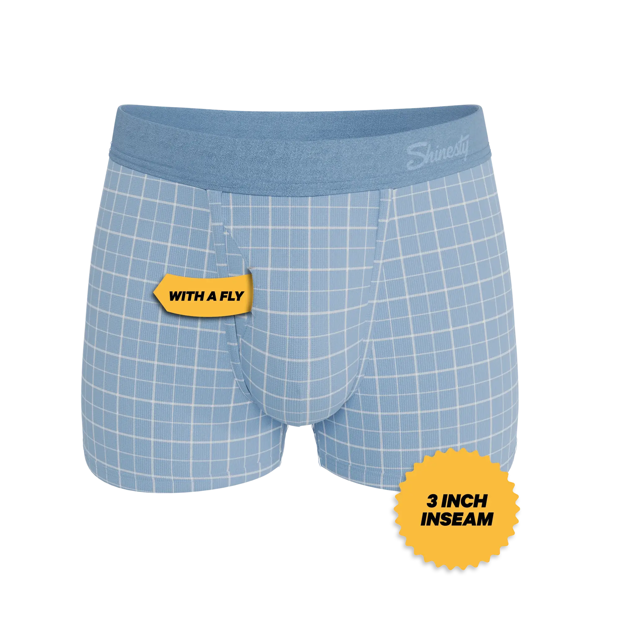 The Spick & Span | Window Pane Plaid Ball Hammock® Pouch Trunks Underwear - Shinesty - Flyclothing LLC