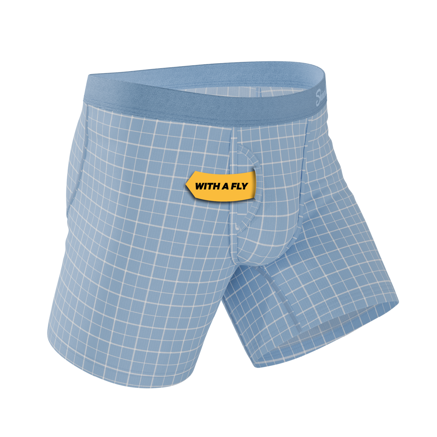 The Spick & Span | Window Pane Plaid Ball Hammock® Pouch Underwear With Fly