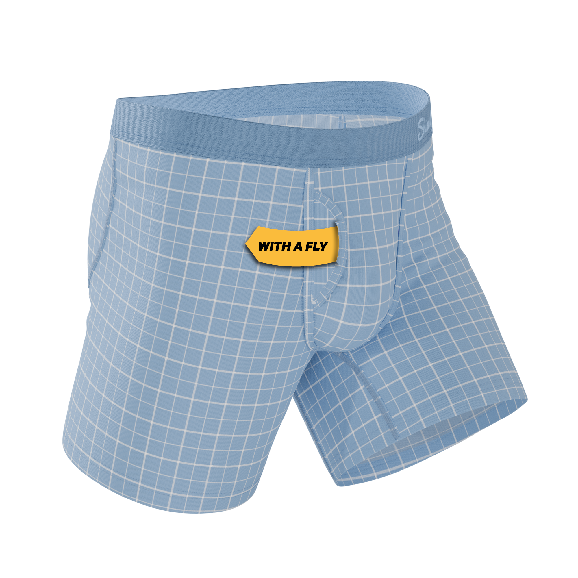 The Spick & Span | Window Pane Plaid Ball Hammock® Pouch Underwear With Fly