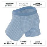 The Spick & Span | Window Pane Plaid Ball Hammock® Pouch Underwear With Fly