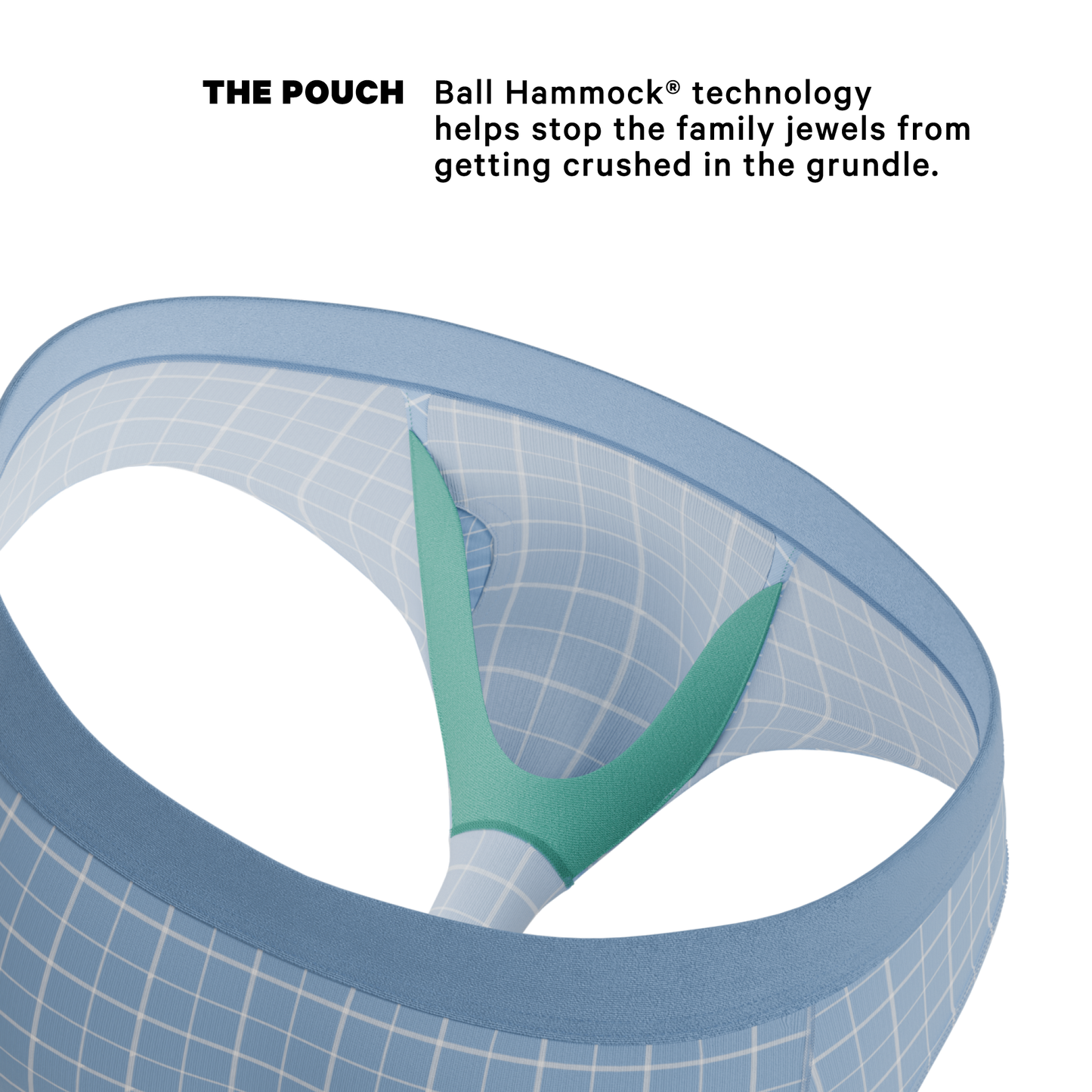 The Spick & Span | Window Pane Plaid Ball Hammock® Pouch Underwear Briefs