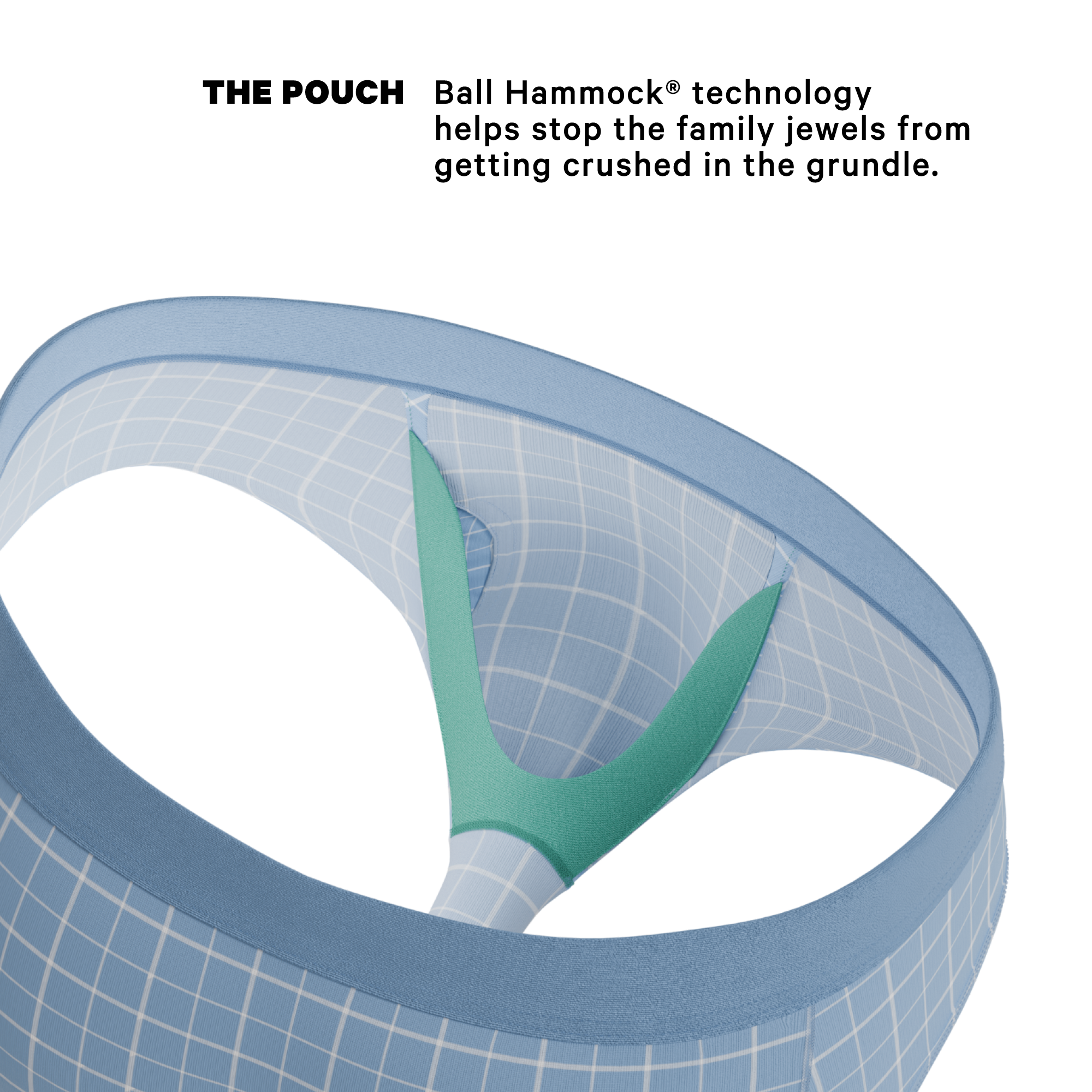 The Spick & Span | Window Pane Plaid Ball Hammock® Pouch Underwear Briefs