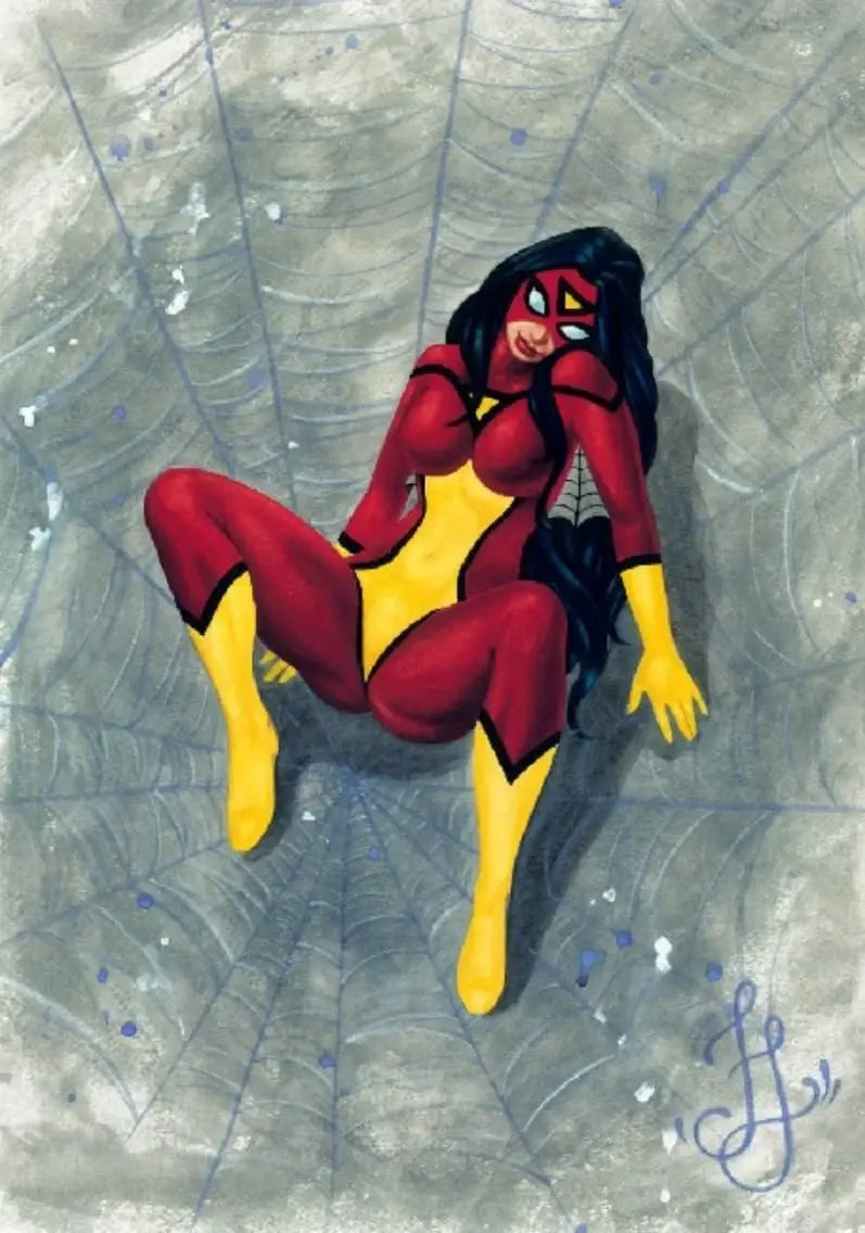 Black Market Art Company Spider Girl Print - Black Market Art Company - Flyclothing LLC