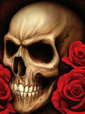 Black Market Art Company Spider& Skull Print