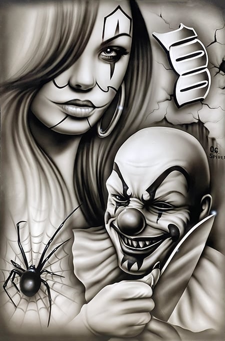 Black Market Art Company Spiders Web Print