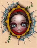 Black Market Art Company Spider Web Print