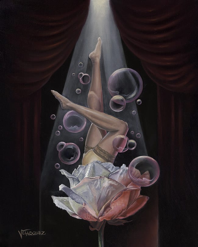 Black Market Art Company Spirit of Burlesque Print
