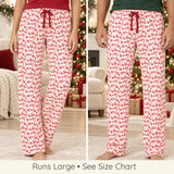 Christmas Ho-Ho-Ho Adult Bamboo Pajama Pants-Family Matching