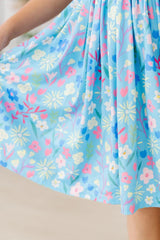 Springtime Splendor Flutter Sleeve Twirl Dress - Mila & Rose ® - Flyclothing LLC