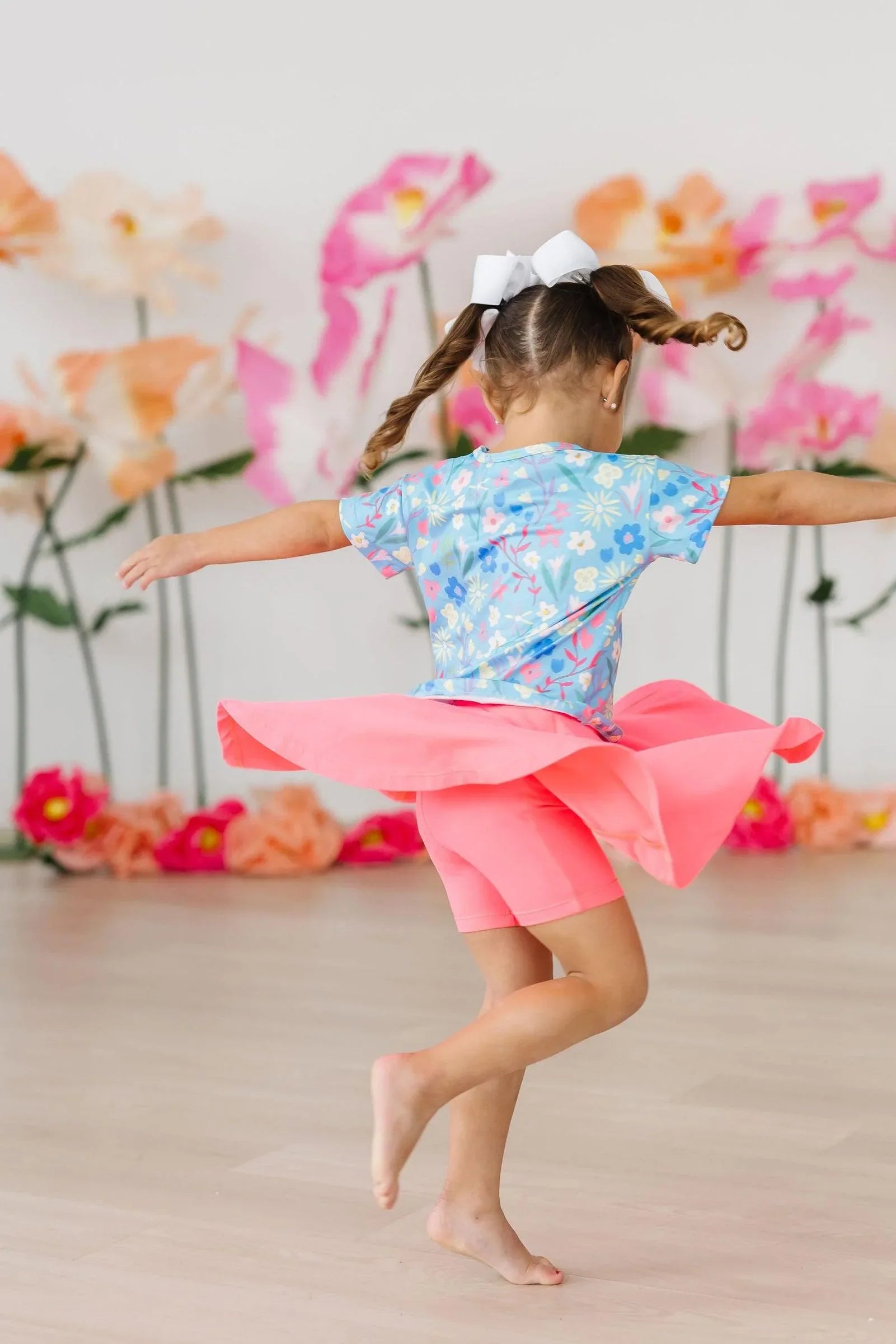 Springtime Splendor Ruffle Pocket Tee - Mila & Rose ® - Flyclothing LLC