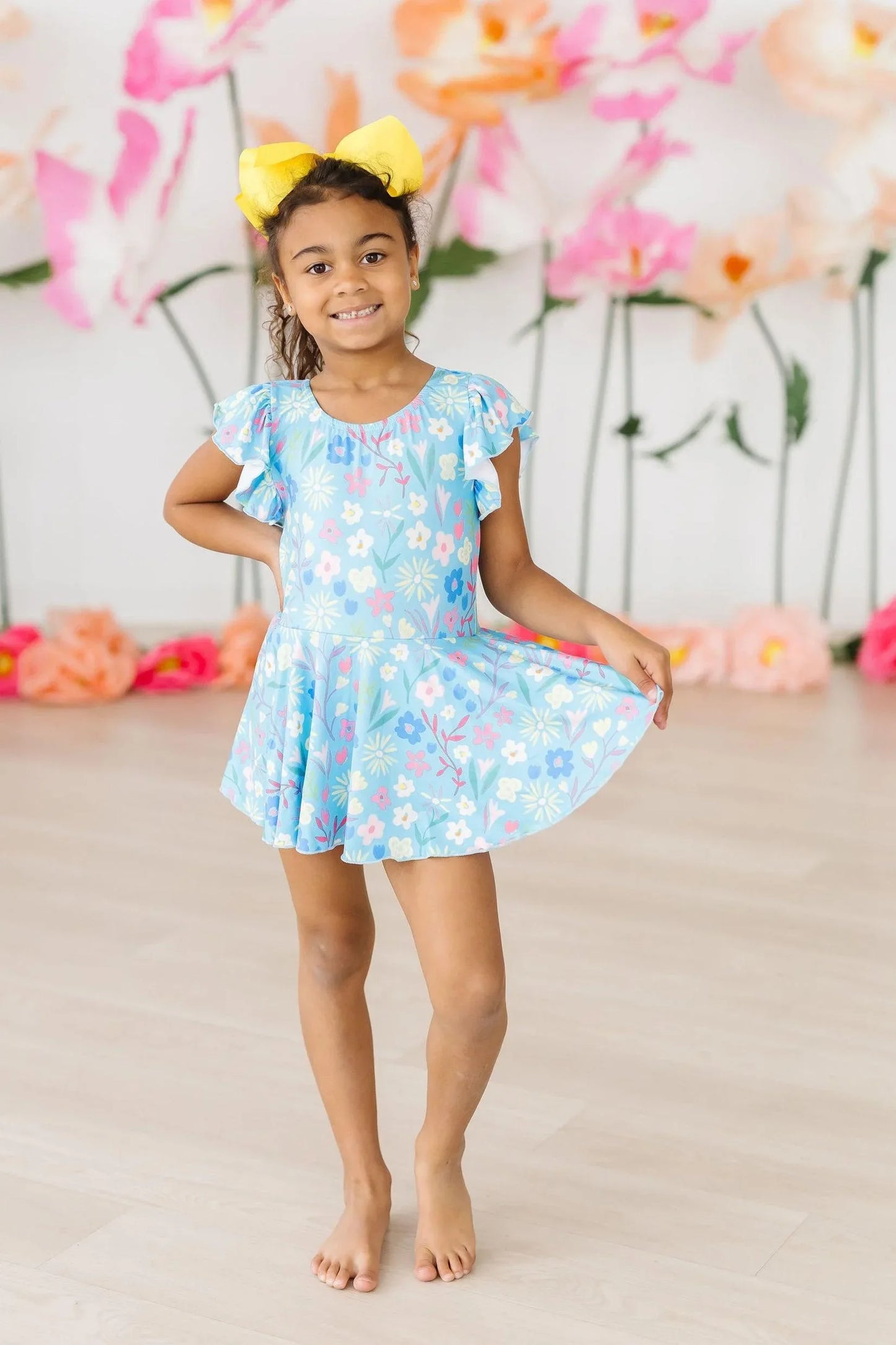 Springtime Splendor S/S Twirl Leotard - Mila & Rose ® - Flyclothing LLC