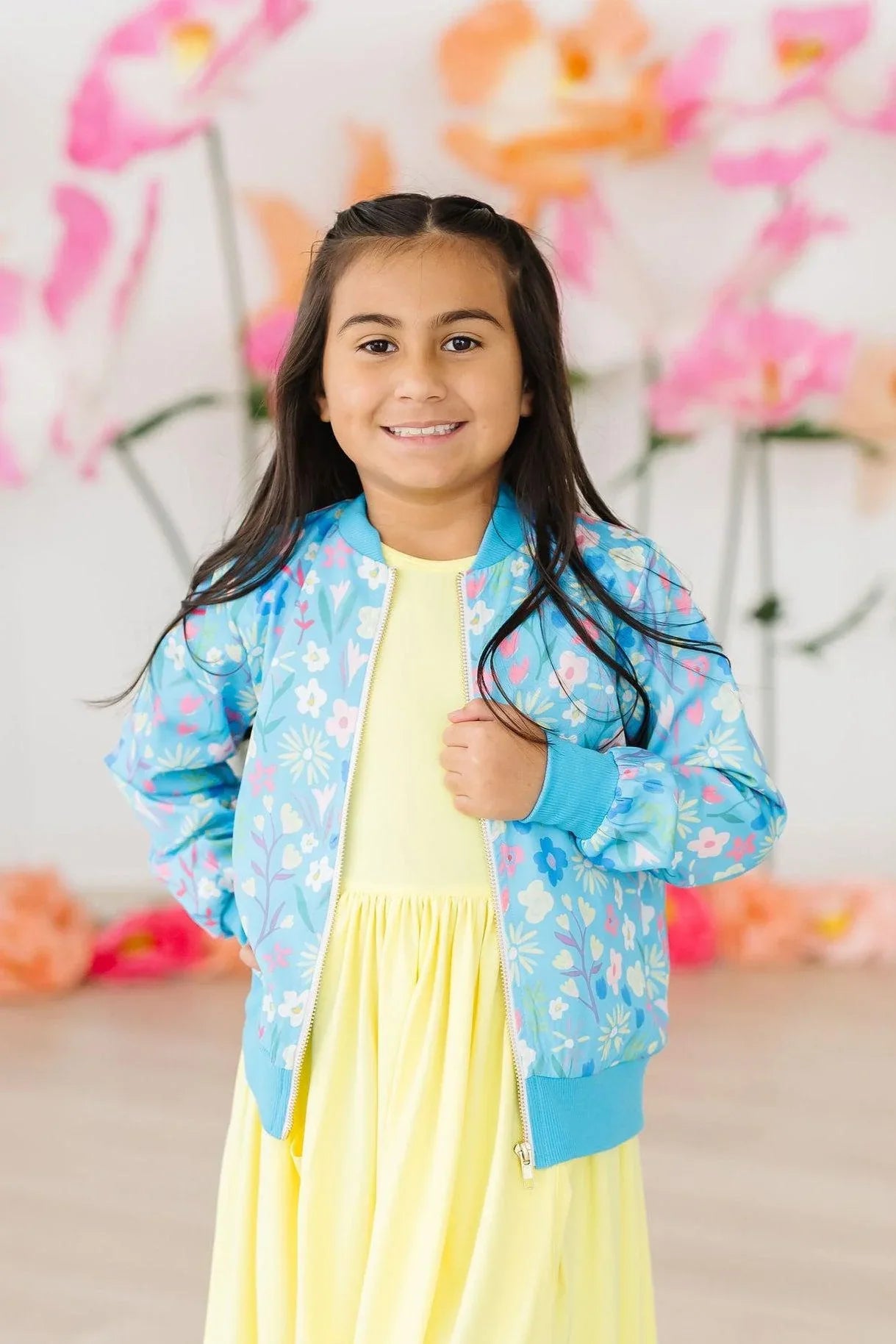 Springtime Splendor Satin Jacket - Mila & Rose ® - Flyclothing LLC