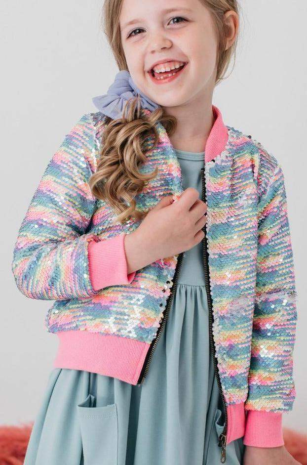 Sprinkles Flip Sequin Jacket - Mila & Rose ® - Flyclothing LLC