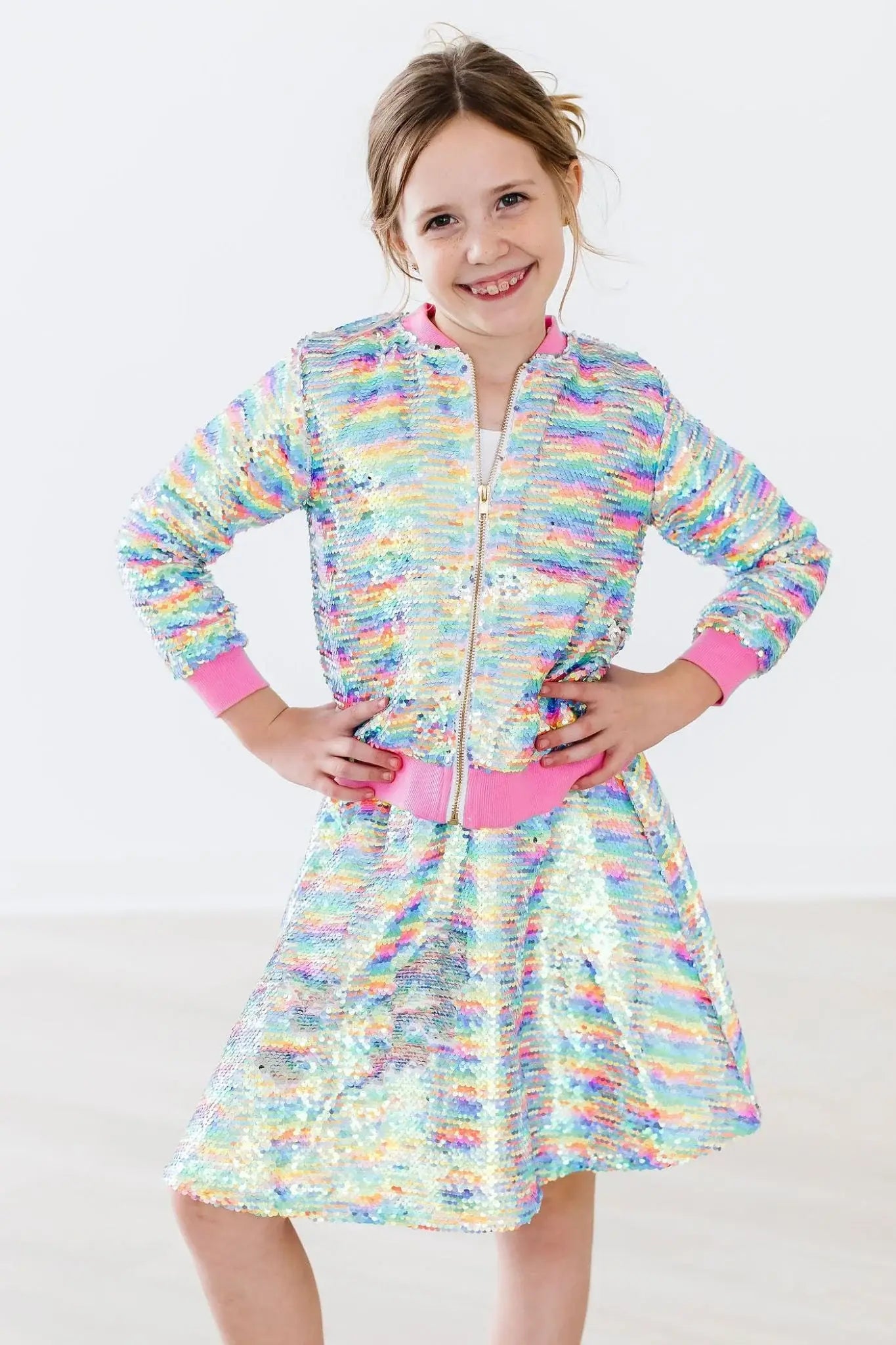 Sprinkles Flip Sequin Twirl Skort - Mila & Rose ® - Flyclothing LLC