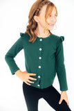 Spruce Ruffle Cardigan