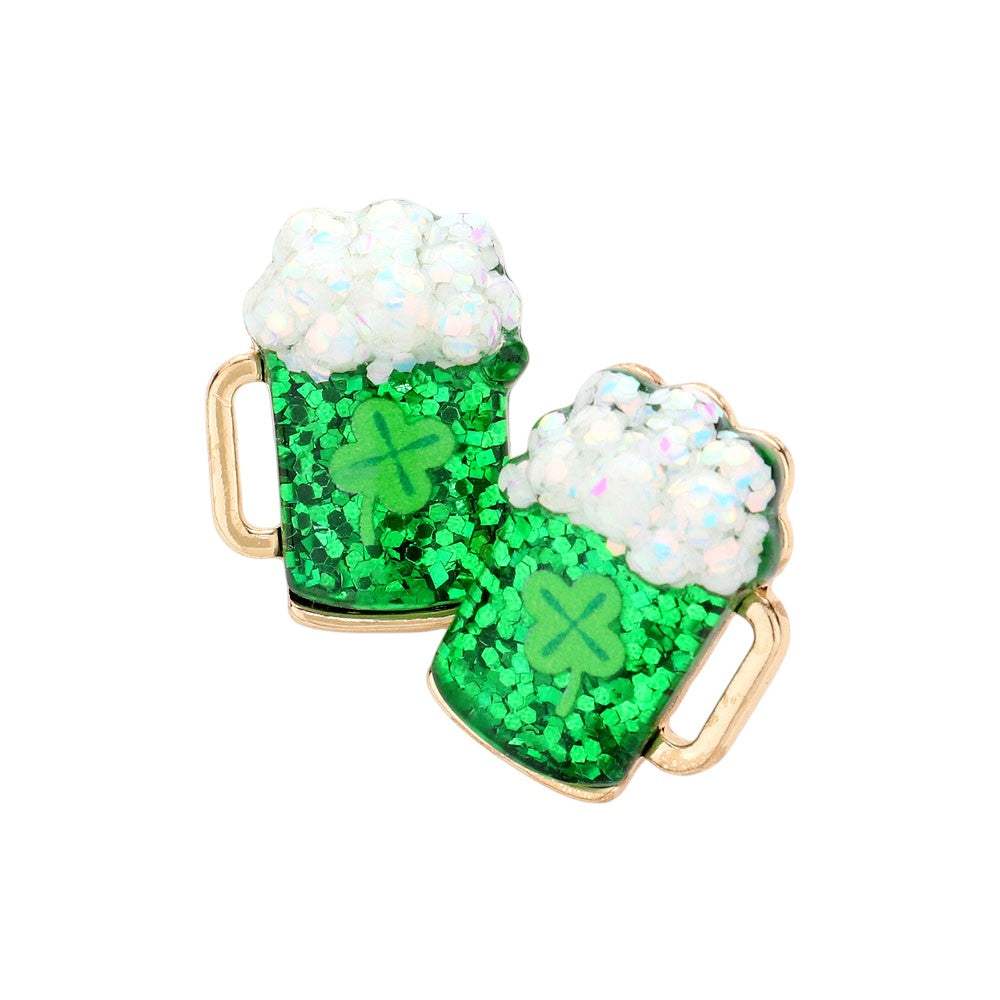 St Patrick's Day Leprechaun Hat Stud Earrings - Madeline Love - Flyclothing LLC