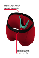 The St Knickers | Santa Belt Ball Hammock® Pouch Underwear With Fly - Shinesty