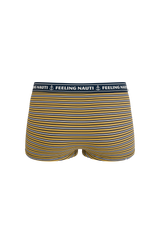 The Regatta | Navy and Yellow Terry Modal Boyshort
